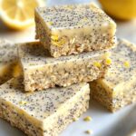 No-Bake Lemon Poppy Seed Bars