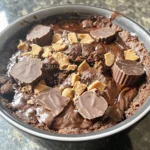 Peanut Butter Cup Microwave Protein Mug Cake