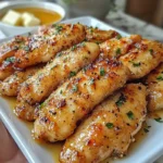 Air Fryer Honey Butter Garlic Chicken Tenders