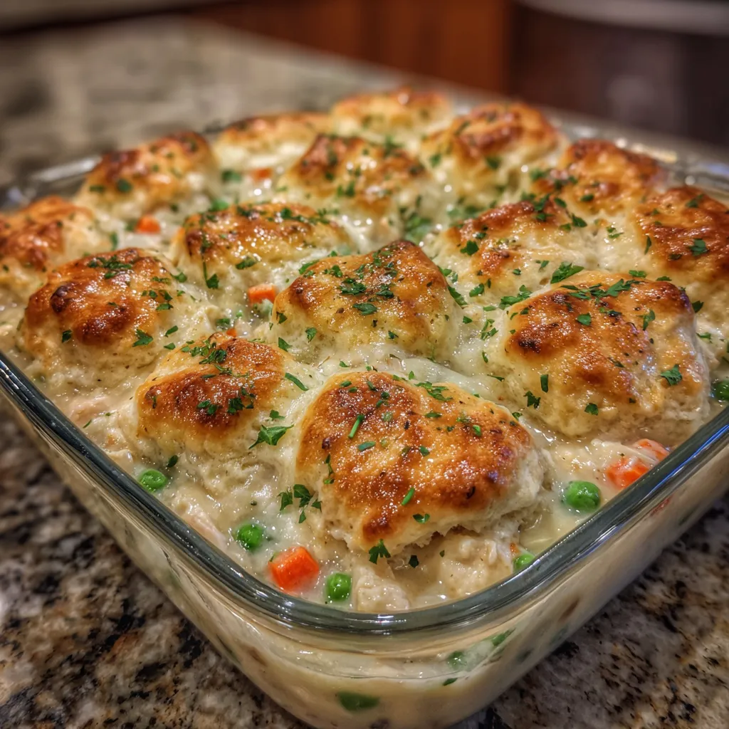 Easy Homemade Chicken Pot Pie Casserole