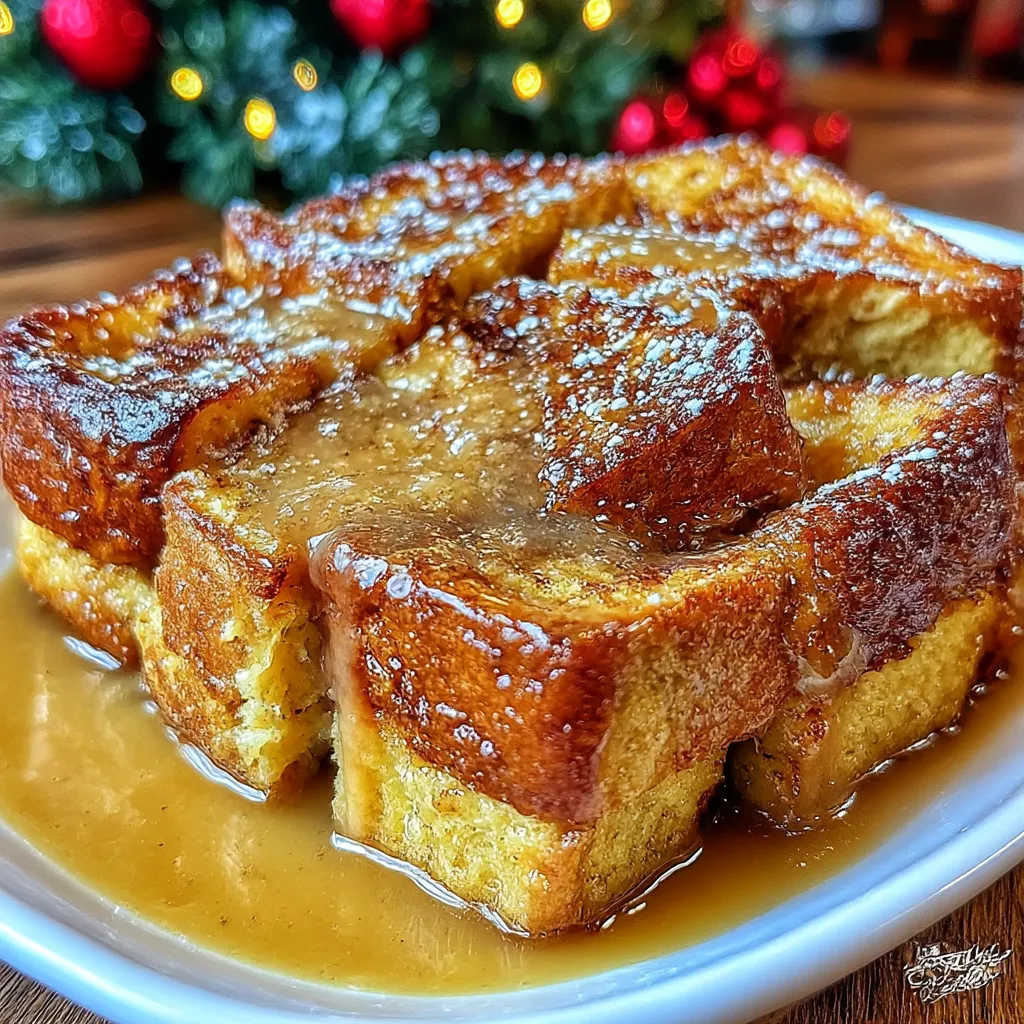 Gingerbread French Toast Bake