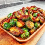 Maple Turkey Bacon Brussels Sprouts