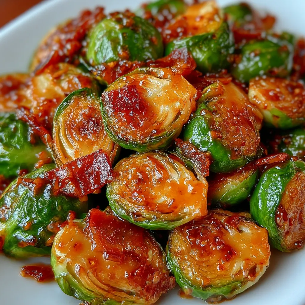 Maple Turkey Bacon Brussels Sprouts