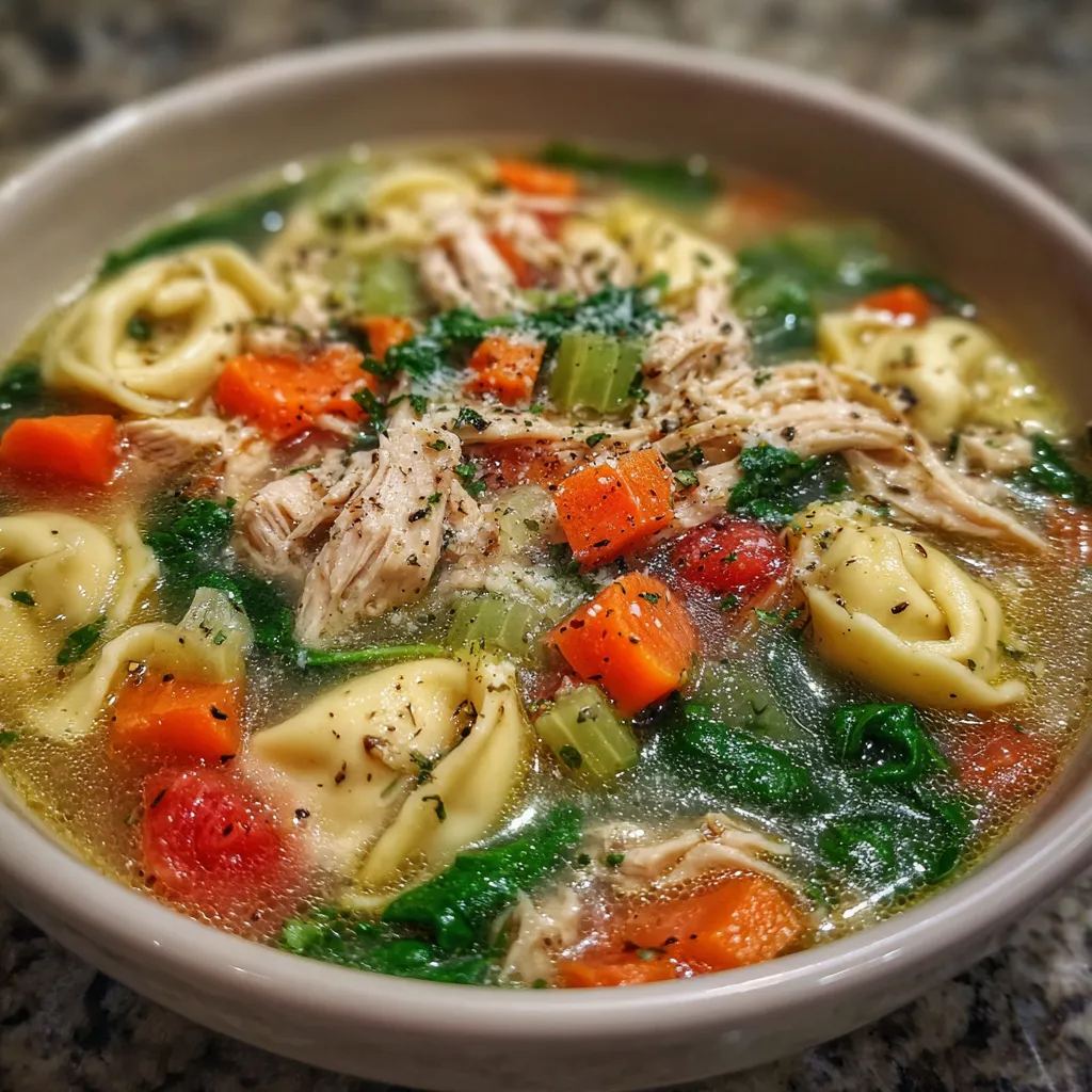 Chicken Tortellini Soup