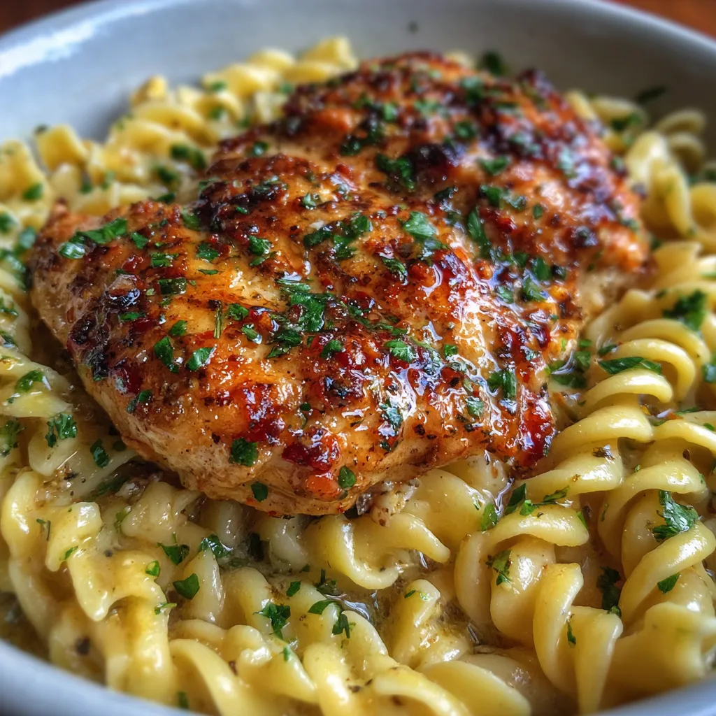 One-Pan Chicken with Buttered Noodles