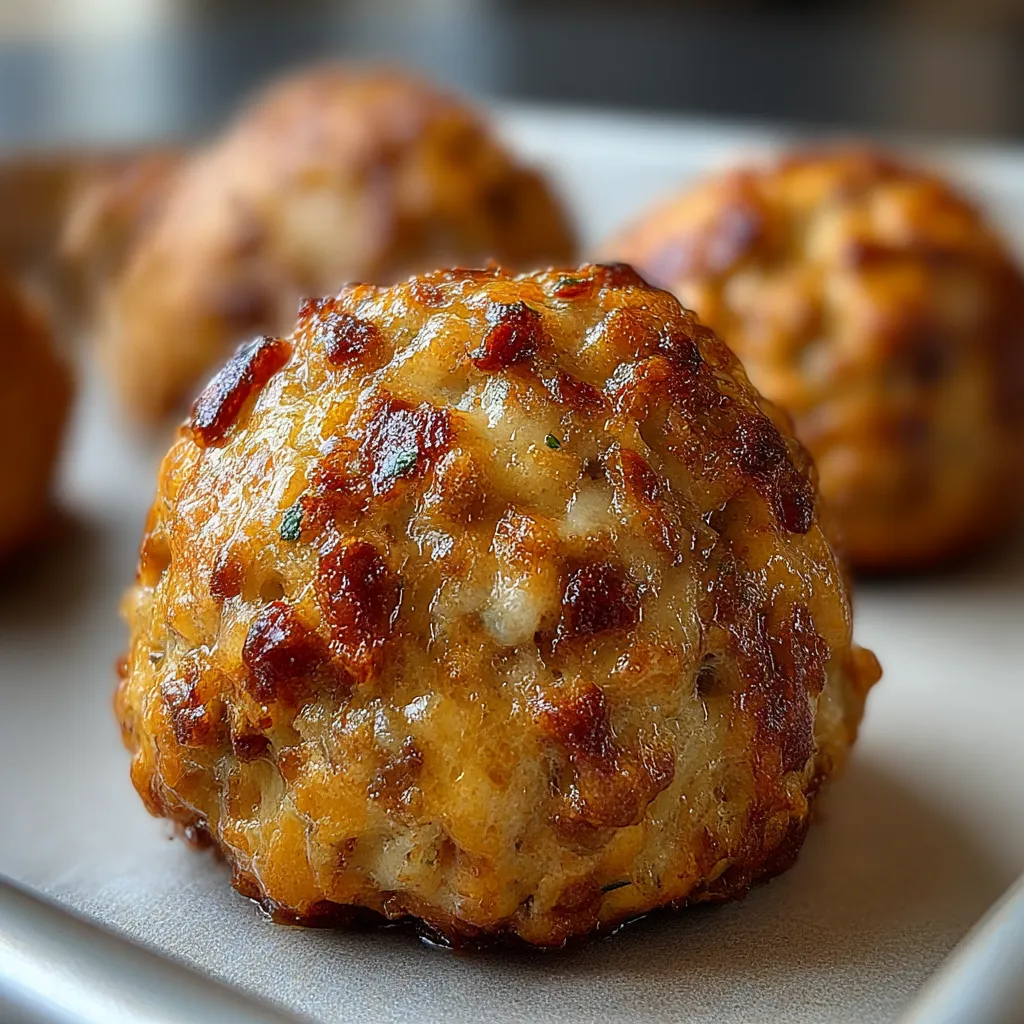 Stuffing Sausage Balls