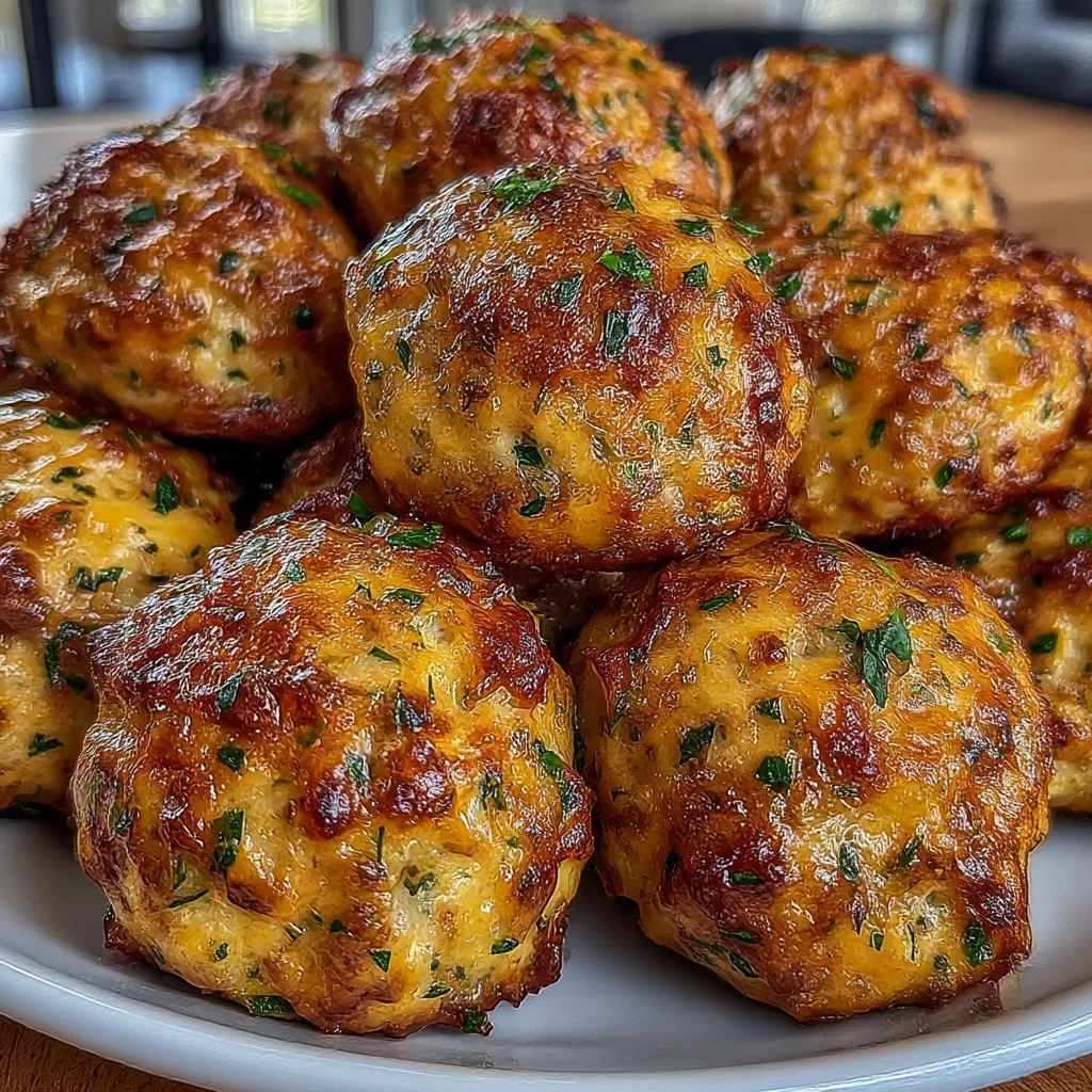 Stuffing Sausage Balls