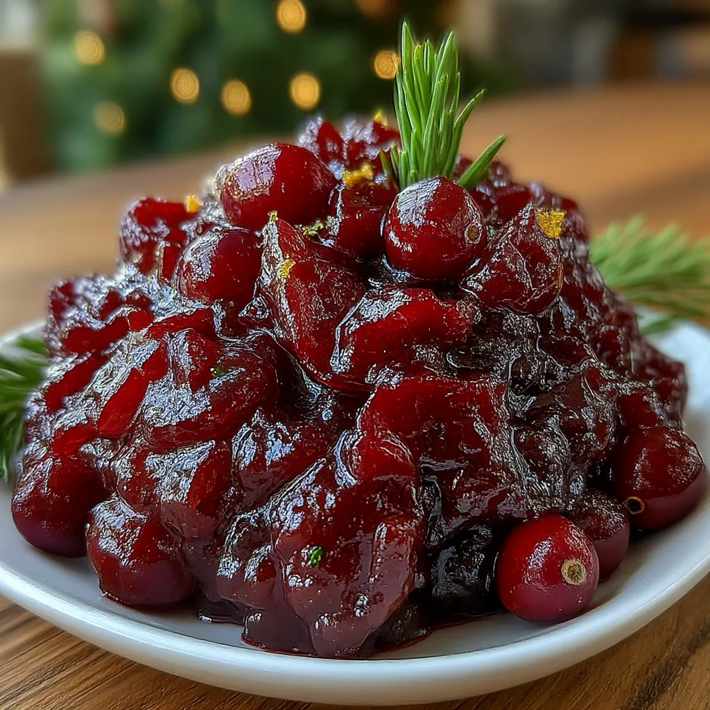 Tasty Christmas Cranberry Sauce
