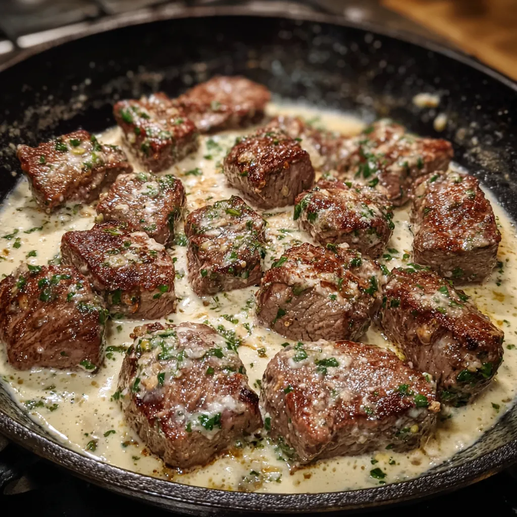 Garlic Butter Steak Bites