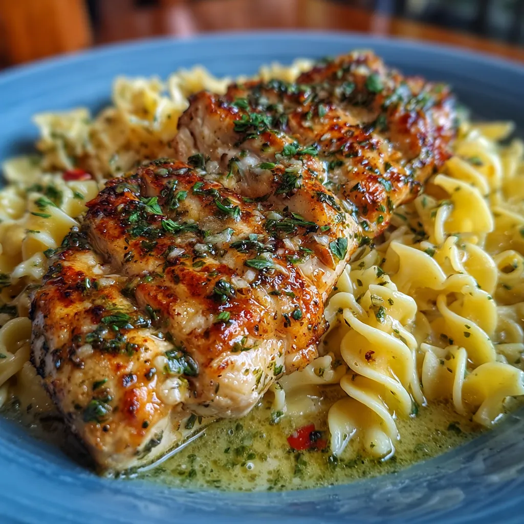 Chicken with Buttered Noodles