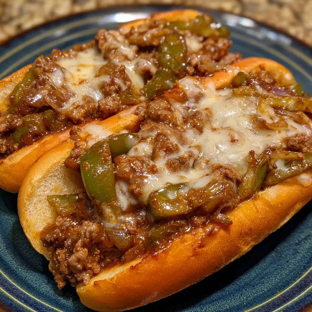 Philly Cheesesteak Sloppy Joes
