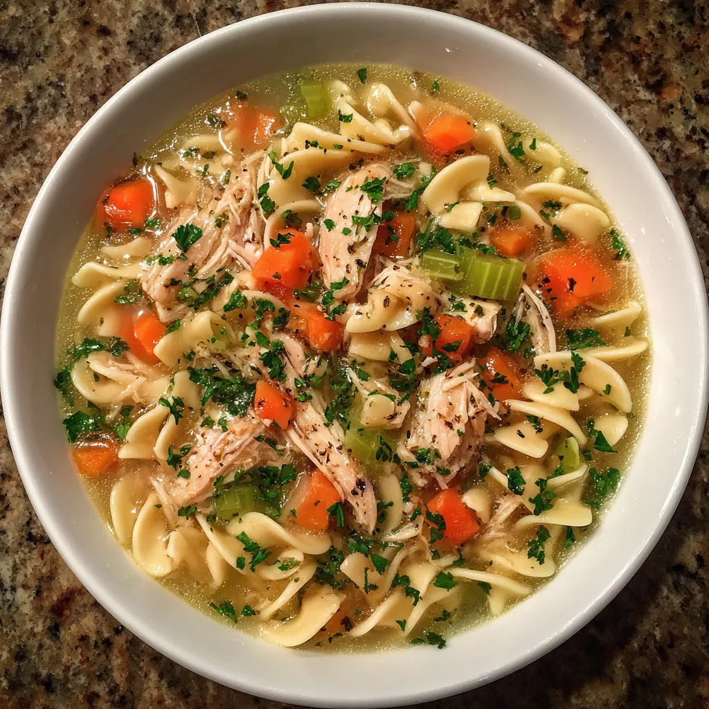 Slow Cooker Chicken Noodle Soup