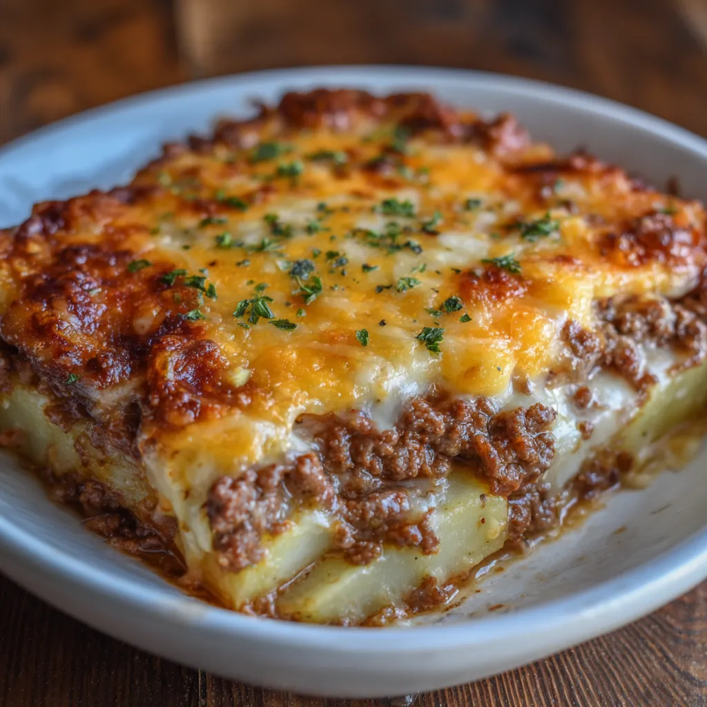 Beef and Potatoes Casserole