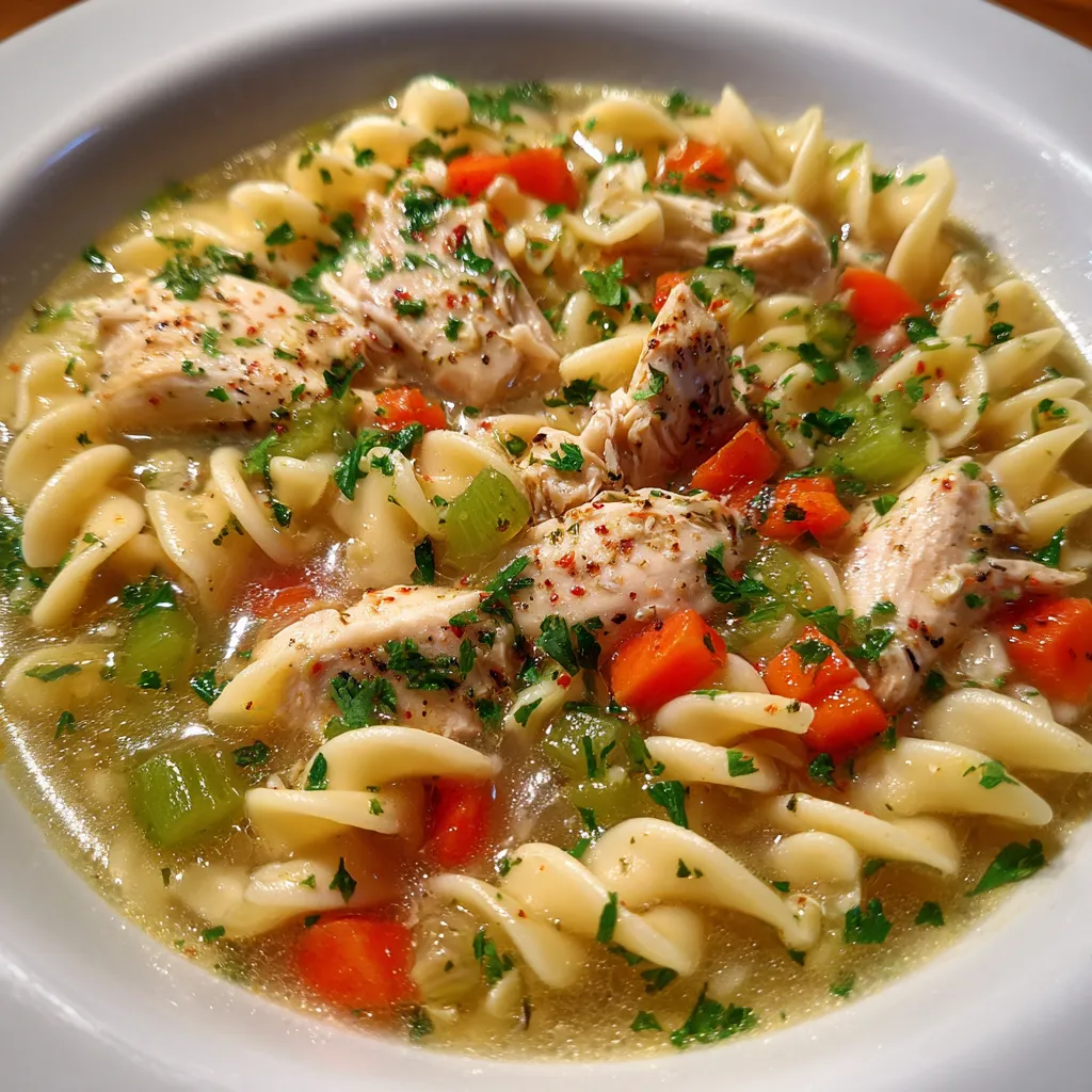 Homemade Chicken Noodle Soup