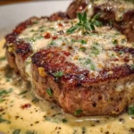 Juicy Steak with Creamy Garlic Sauce