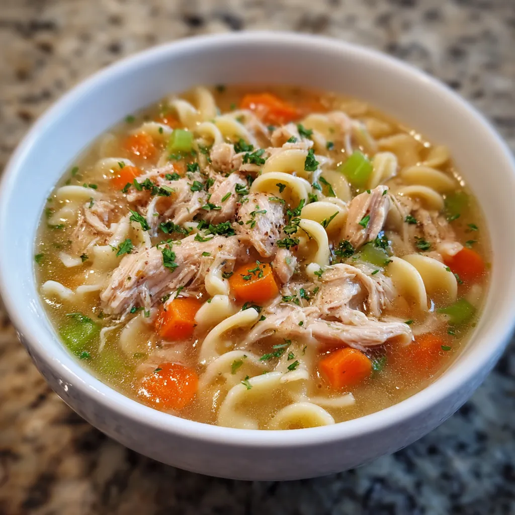 Slow Cooker Chicken Noodle Soup