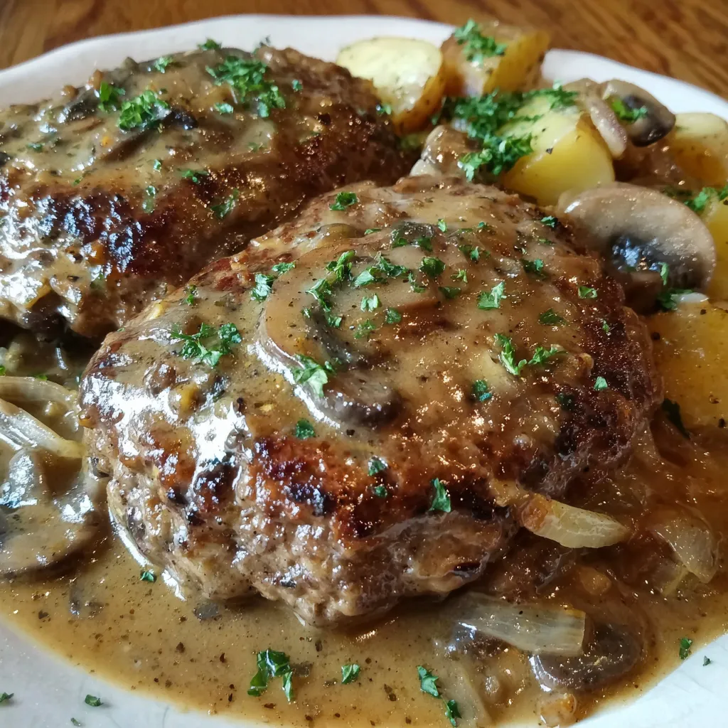Amish Hamburger Steak Bake