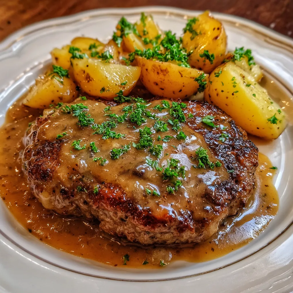 Amish Hamburger Steak Bake