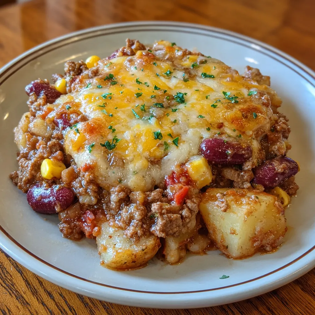 Slow Cooker Cowboy Casserole