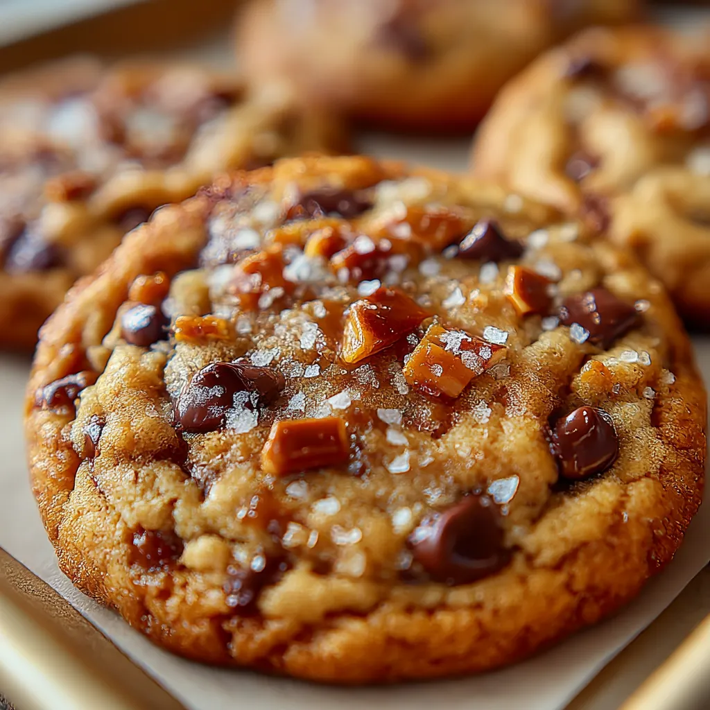 Brown Butter Coffee Toffee Cookies