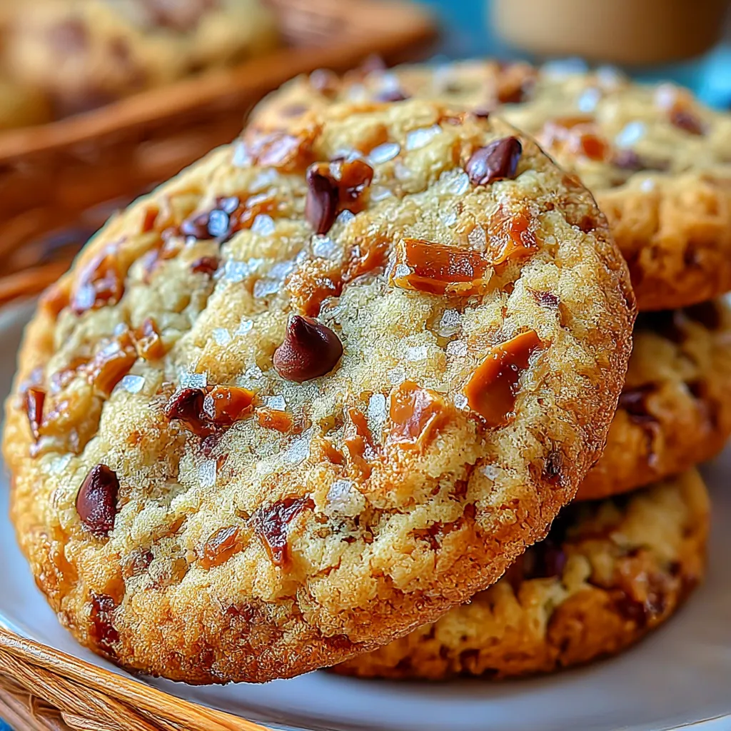 Brown Butter Coffee Toffee Cookies
