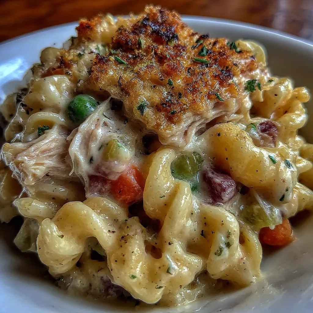 Chicken Pot Pie Pasta