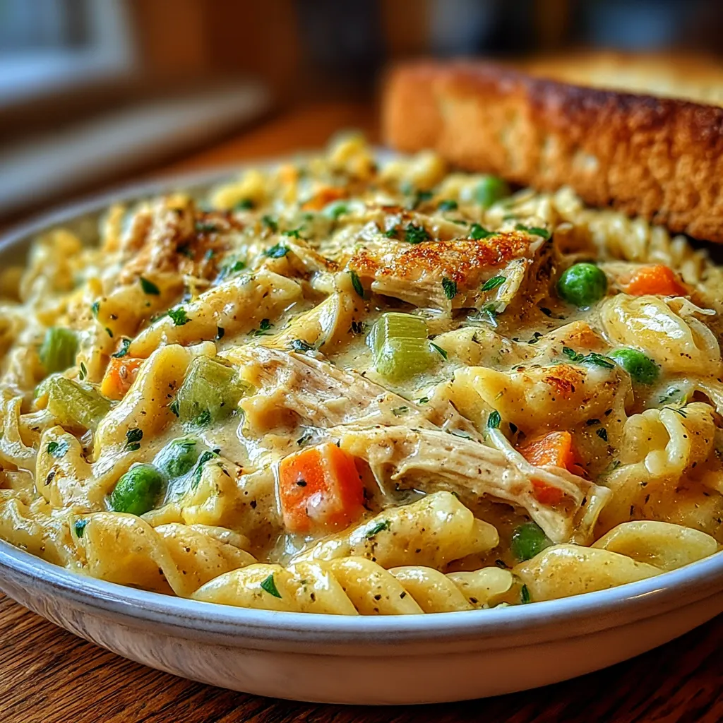 Chicken Pot Pie Pasta