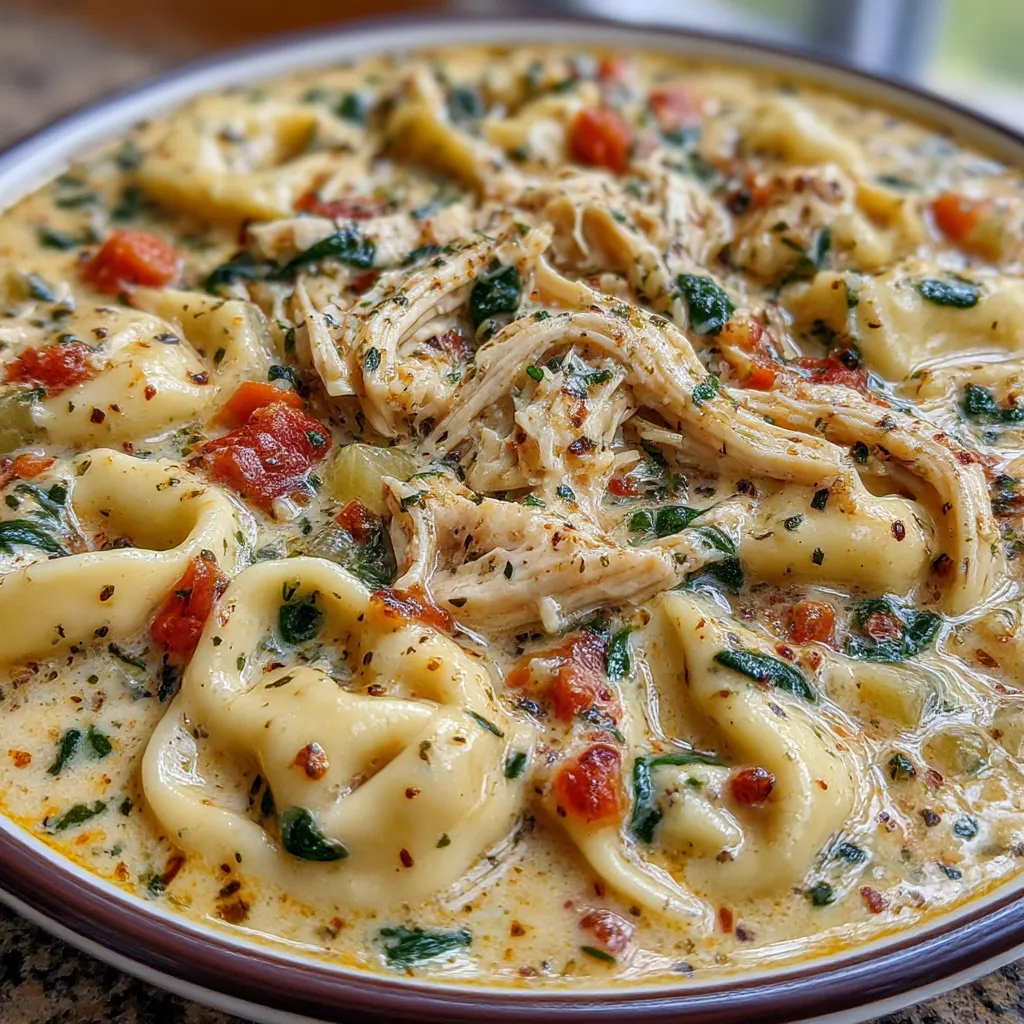 Chicken Tortellini Soup