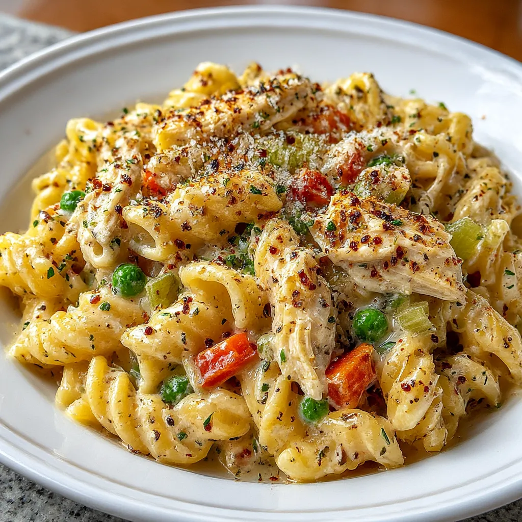 Creamy Chicken Pot Pie Pasta