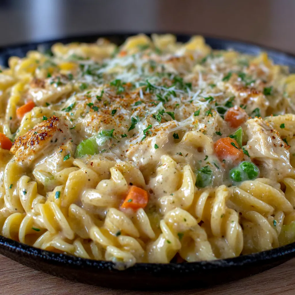 Creamy Chicken Pot Pie Pasta