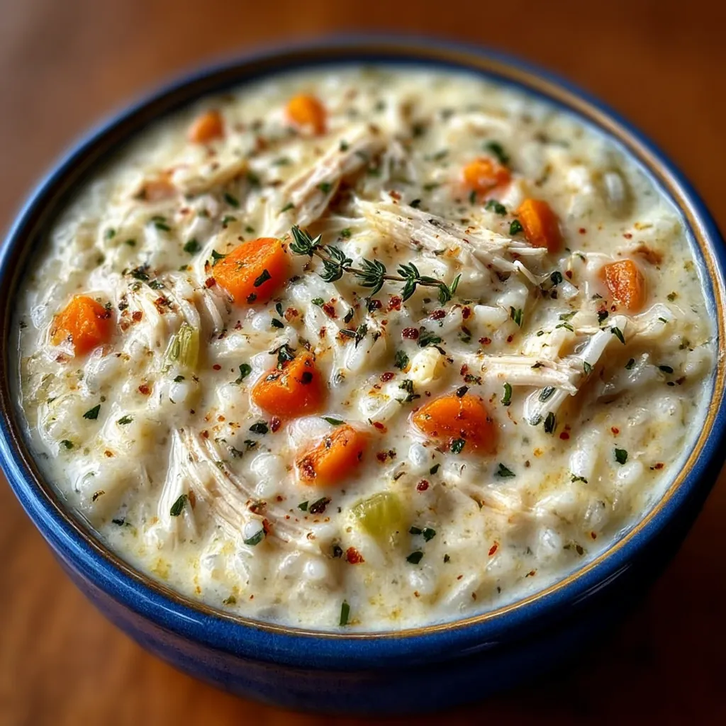 Creamy Chicken and Rice Soup