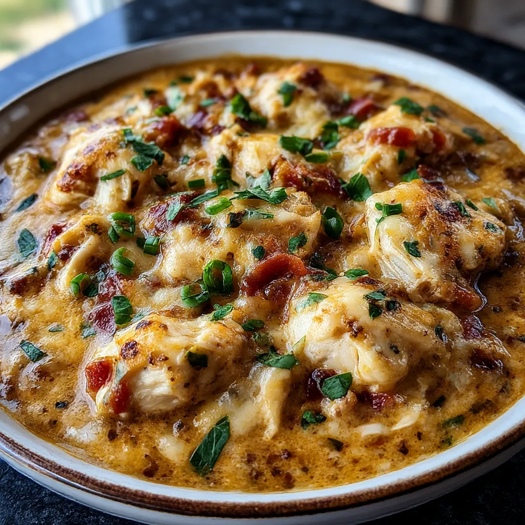 Crock Pot Creamy Chicken Parmesan Soup