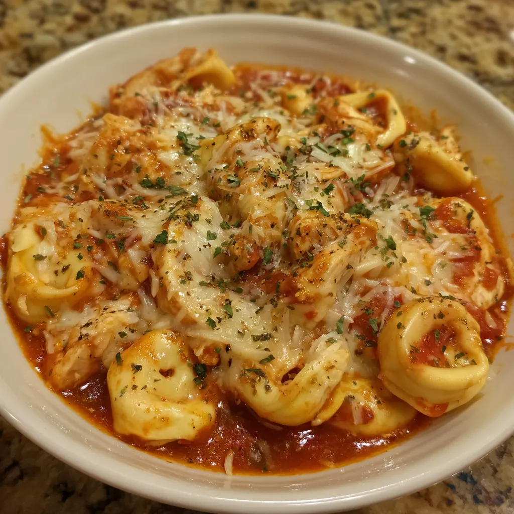 CrockPot Chicken Tortellini 3