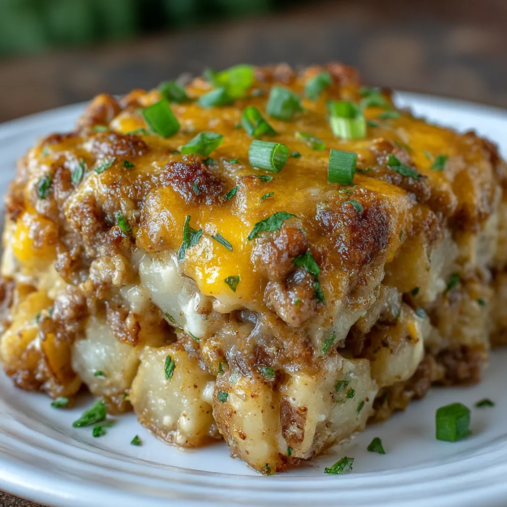 Crockpot Hamburger Potato Casserole