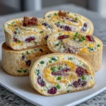 Delicious Christmas Cranberry Pinwheels