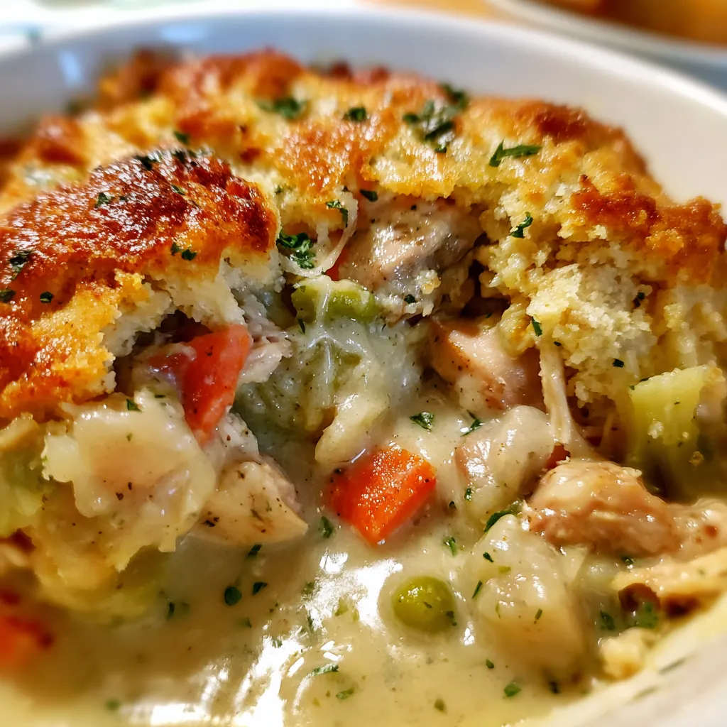 Easy Keto Chicken Pot Pie Casserole