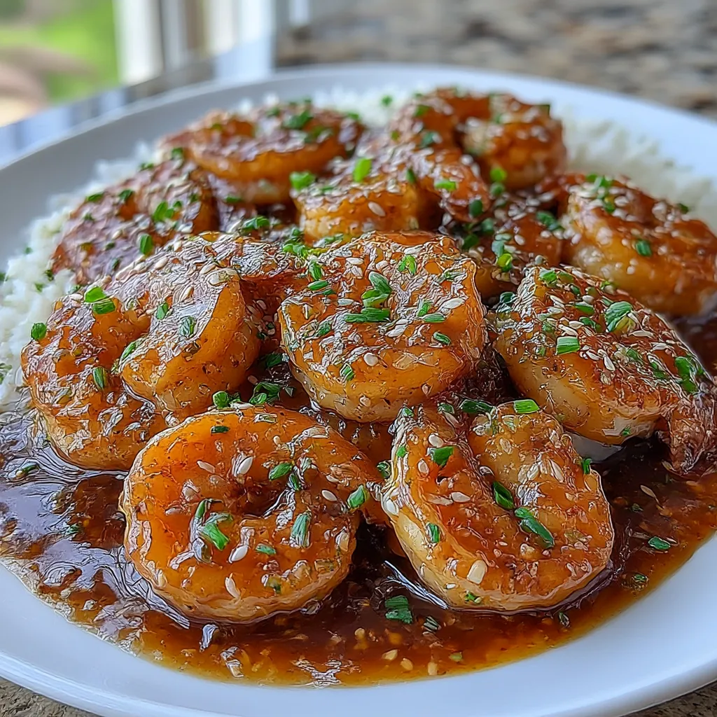High-Protein Honey Garlic Shrimp