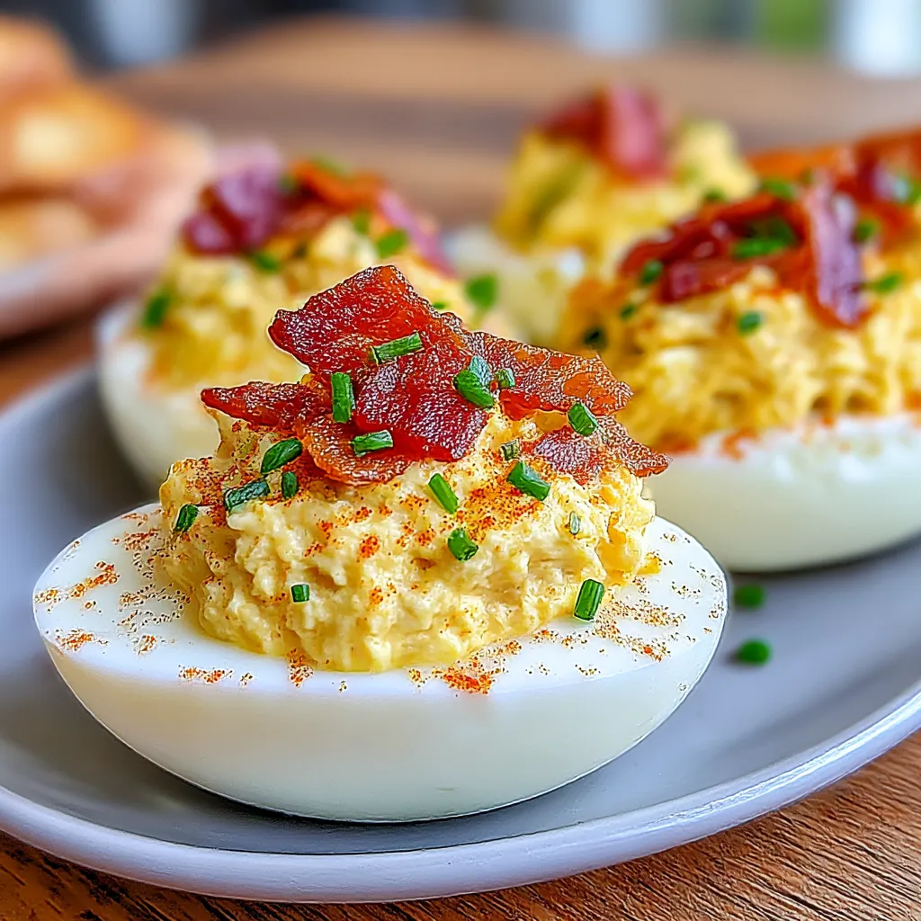 Irresistible Million Dollar Deviled Eggs