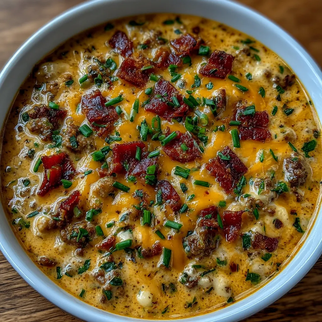 Keto Cheeseburger Soup