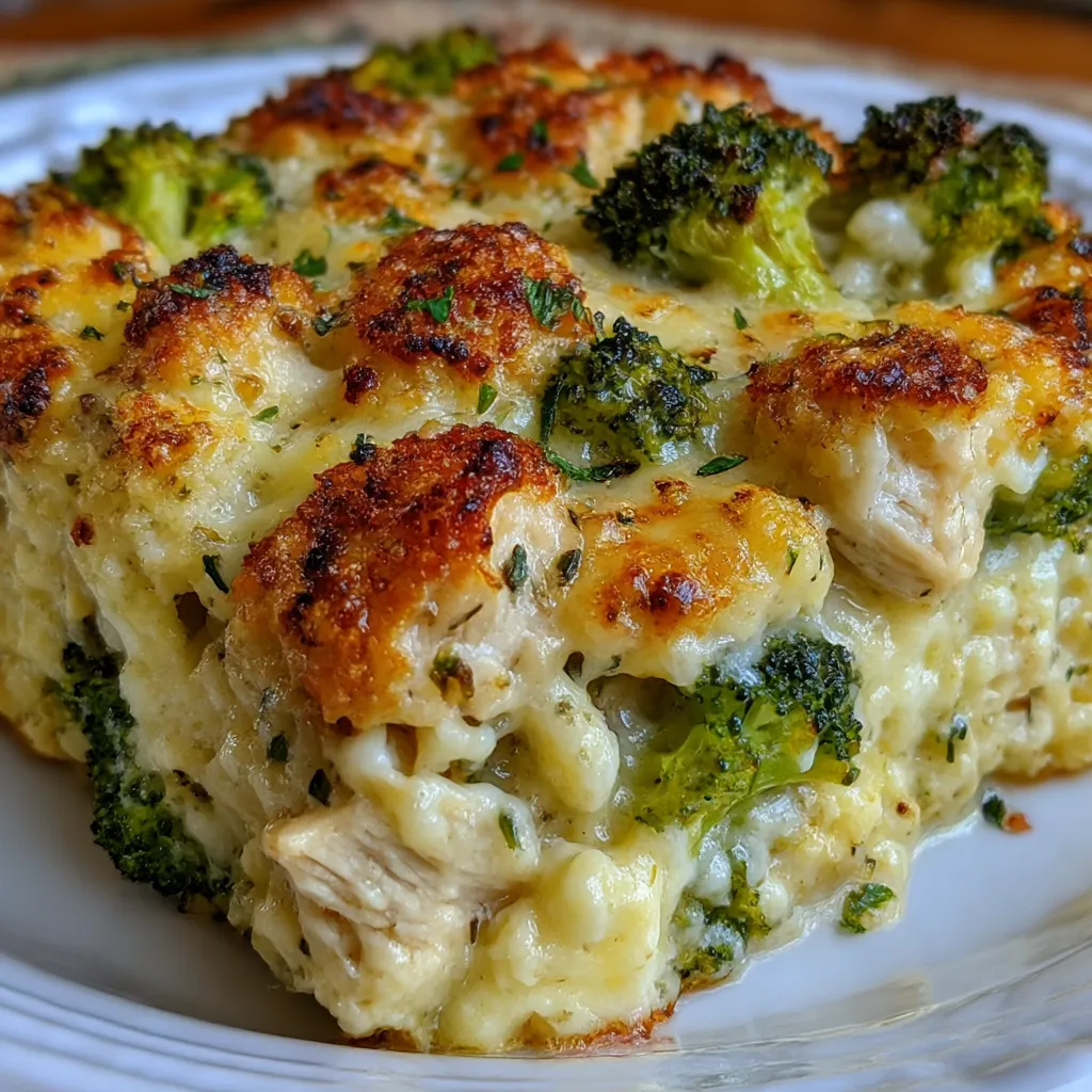 Keto Chicken Alfredo Casserole