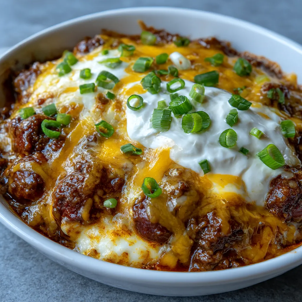 Keto Chili Dog Casserole