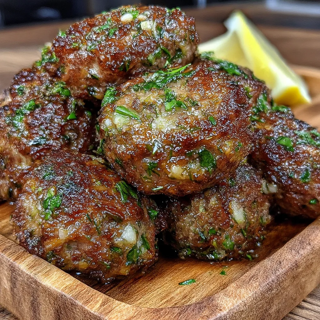 Keto Greek Meatballs (Keftedes)