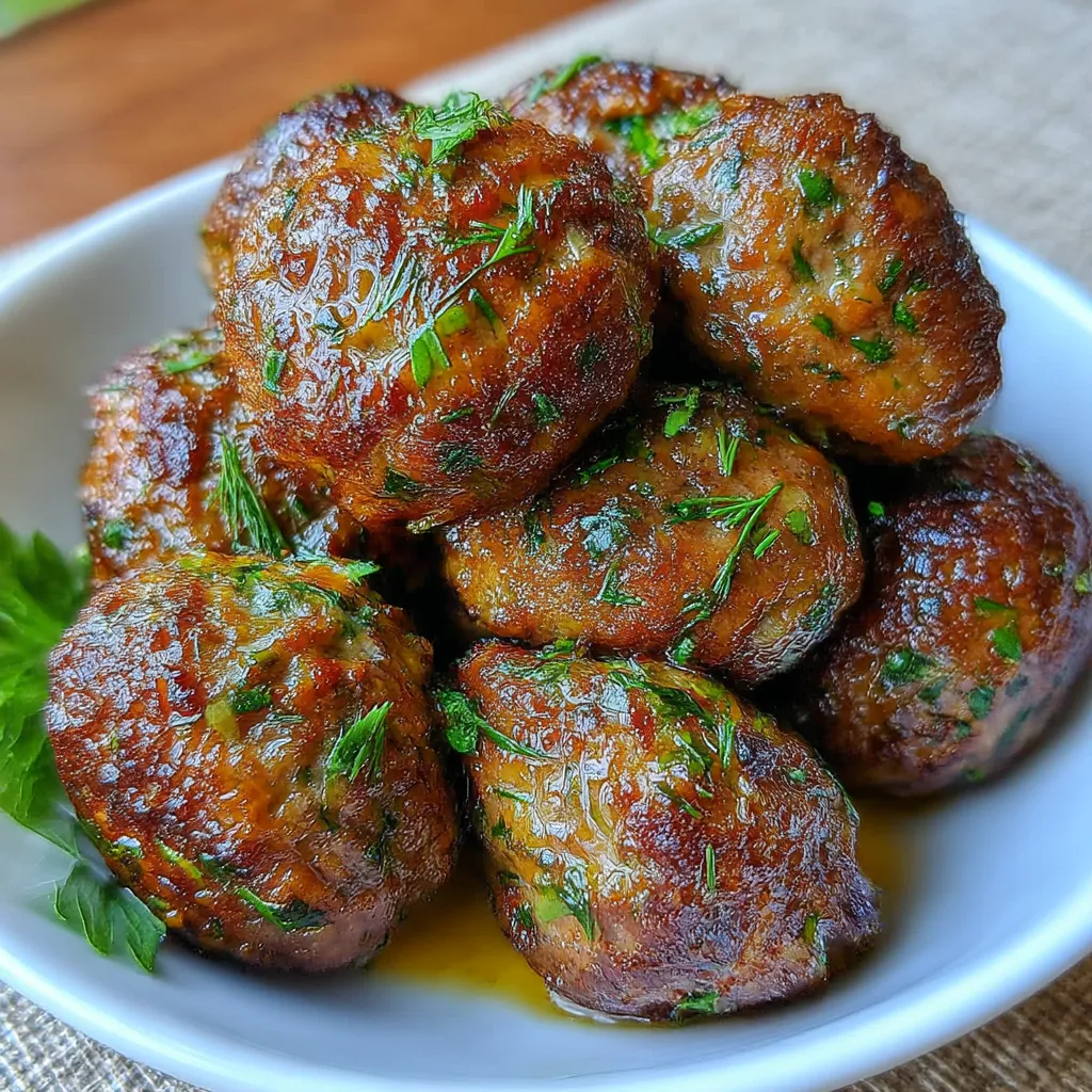 Keto Greek Meatballs (Keftedes)
