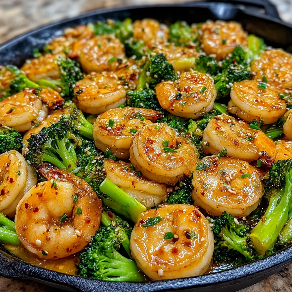 Low Carb Shrimp and Broccoli