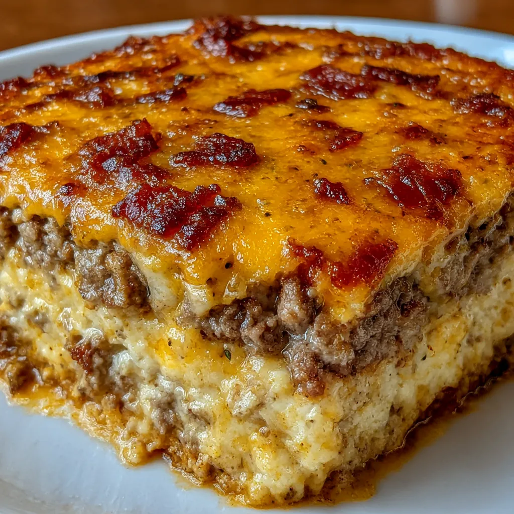 Low-Carb Turkey Bacon Cheeseburger Casserole