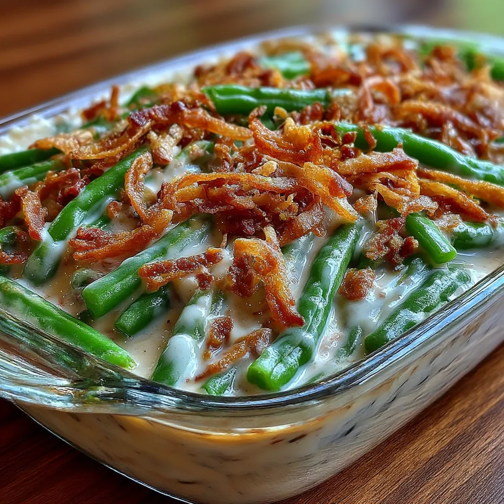 Mouthwatering Campbell’s Green Bean Casserole