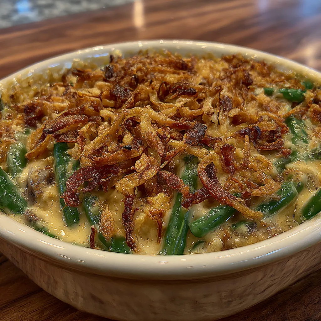 Mouthwatering Campbell’s Green Bean Casserole