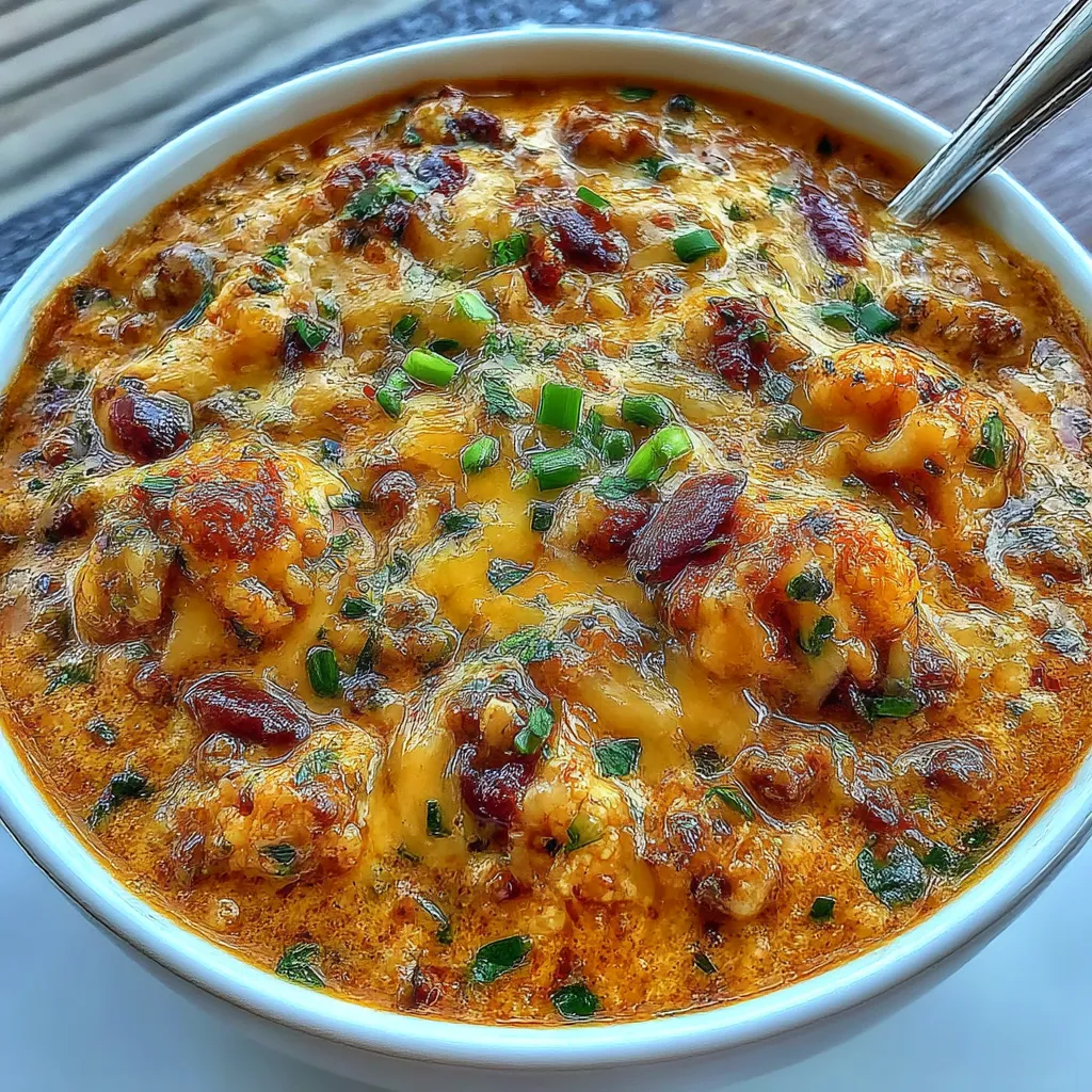 Queso Keto Taco Soup