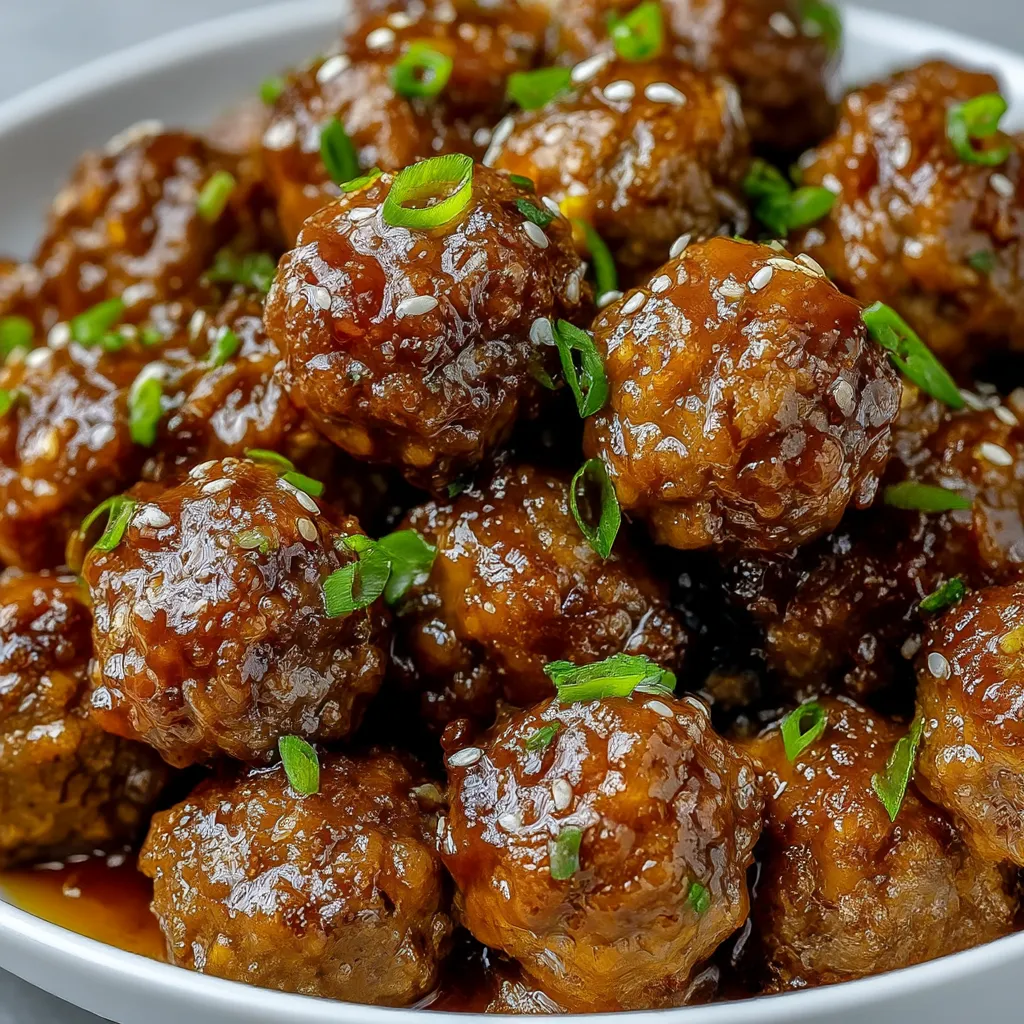 Slow Cooker Honey Garlic Meatballs