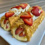 Strawberry Crunch Cheesecake Tacos
